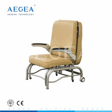 AG-AC005 two function hospital 2 position stainless steel medical fold up chair